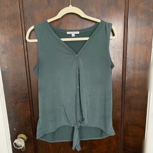 button up tank top